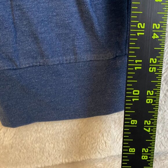 Tek Gear Mens Jogger Pants Large In Blue Heather Cotton-Polyester Blend Drawstri - Picture 3 of 8